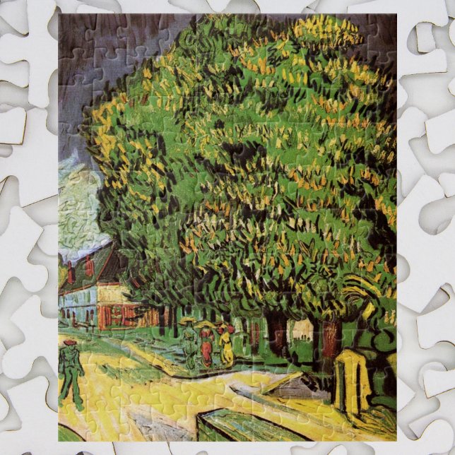 Puzzle Árboles de castaño en flor por Vincent van Gogh (Subido por el creador)