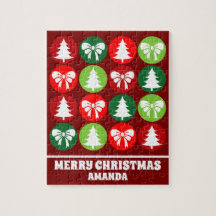 Árboles de Navidad retro vintage y arados niños