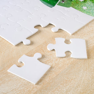 Puzzle Árboles de navidad verde