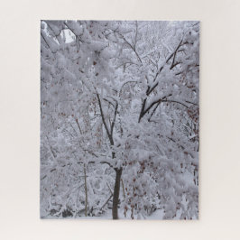 Puzzle Árboles de nevada