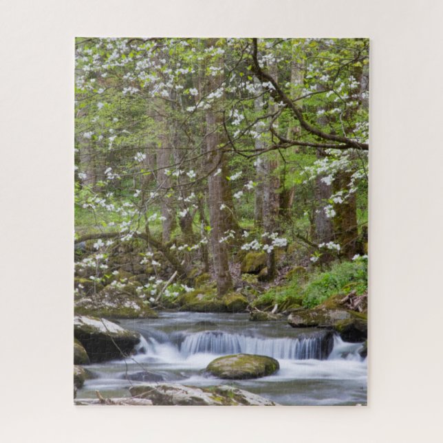 Puzzle Árboles Dogwood | Gran Montaña Smoky, Tennessee (Vertical)