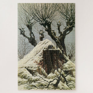 Puzzle Árboles en la nieve: Silencio invernal de Friedric