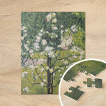 Puzzle Árboles florecientes | Kolo Moser<br><div class="desc">Árboles florecientes (1911) del artista austríaco Koloman Moser. La pieza original de arte fino es aceite sobre lienzo. El cuadro representa un hermoso paisaje abstracto de árboles con flores rosas y blancas. Utilice las herramientas de diseño para agregar texto personalizado o personalizar la imagen.</div>