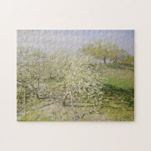Puzzle Árboles frutales de la primavera de Claude Monet