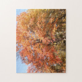 Puzzle Árboles naranjas