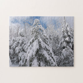 Puzzle Árboles nevados