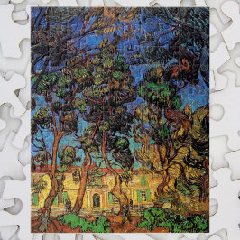 Puzzle Árboles Van Gogh en el jardín, Hospital Saint Paul