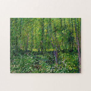 Puzzle Árboles y sotobosque de Van Gogh