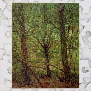 Puzzle Árboles y subcrecimiento por Vincent van Gogh
