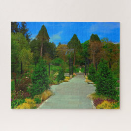 Puzzle Arboretum Philadelphia. Felicitaciones de Navidad