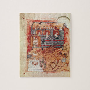 Puzzle Arca de N.A.L 2334 fol.10v Noah, de 'De Tours Pent