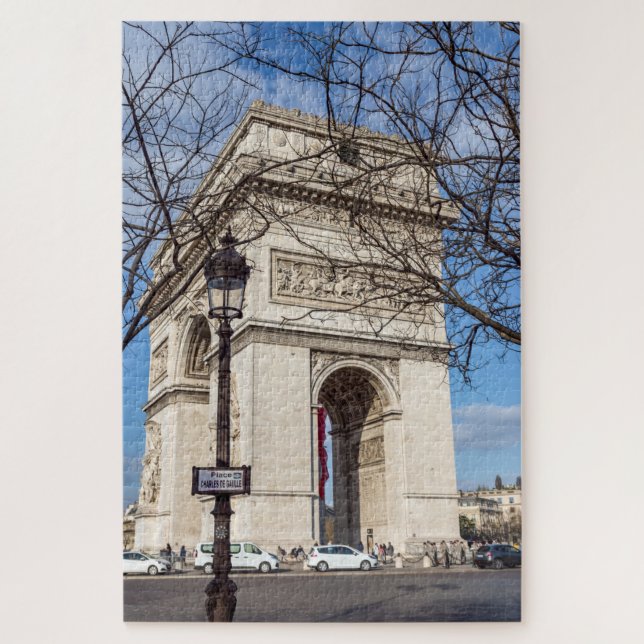 Puzzle Arco de Triunfo en París, Francia (Vertical)