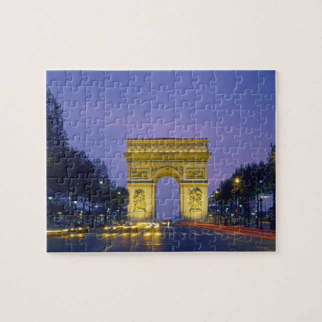 Puzzle Arco de Triunfo, París, Francia, (Horizontal)