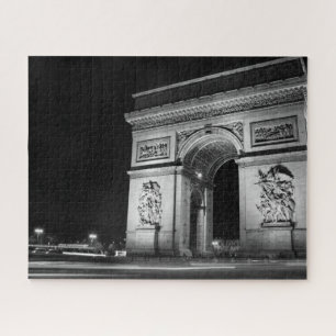 Puzzle Arco del Triunfo en la noche en París