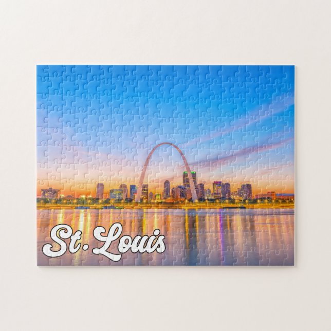 Puzzle Arco Gateway, St. Louis, Missouri, Estados Unidos (Horizontal)