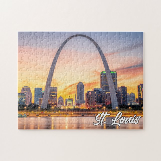 Puzzle Arco Gateway, St. Louis, Missouri, Estados Unidos (Horizontal)