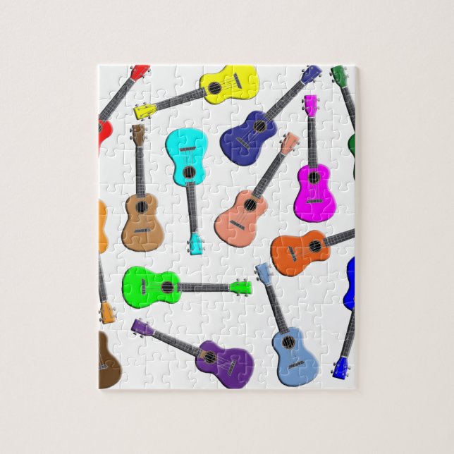 Puzzle Arco iris del Ukulele (Vertical)