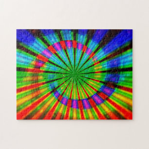 Puzzle Arco iris maravilloso del teñido anudado
