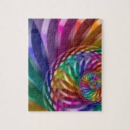 Puzzle Arco iris metálico