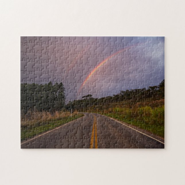 Puzzle Arco iris y camino (Horizontal)