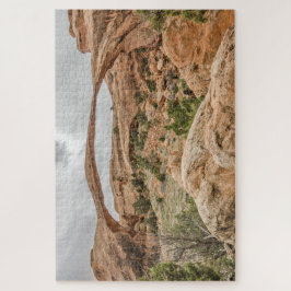 Puzzle Arco paisajístico contra un cielo nublado - 1014 p