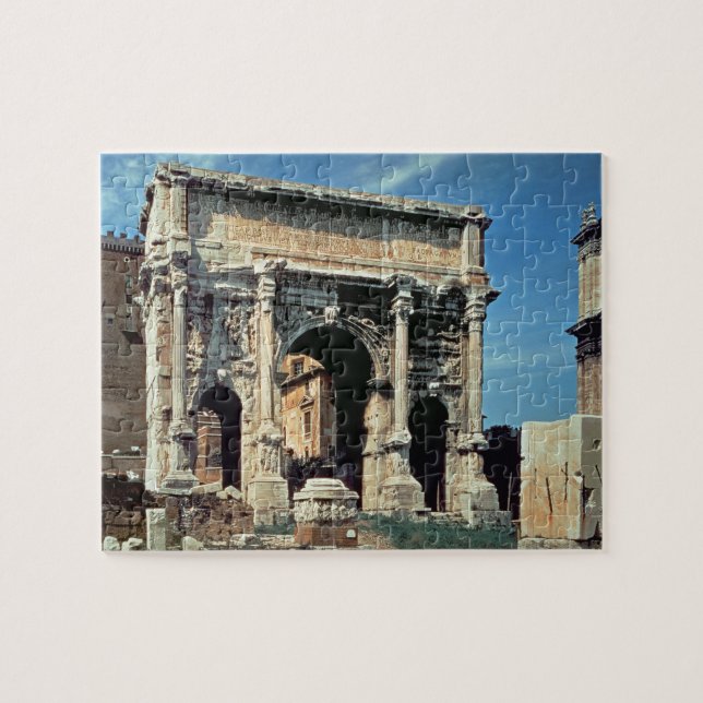 Puzzle Arco triunfal de Septimius Severus, dedicado (Horizontal)