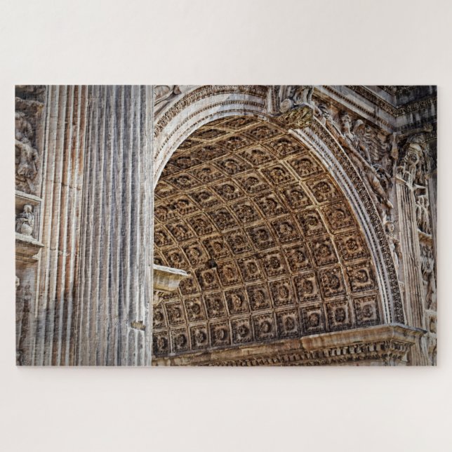 Puzzle Arco triunfal en el Foro Romano - 20x30 -1014 pc (Horizontal)