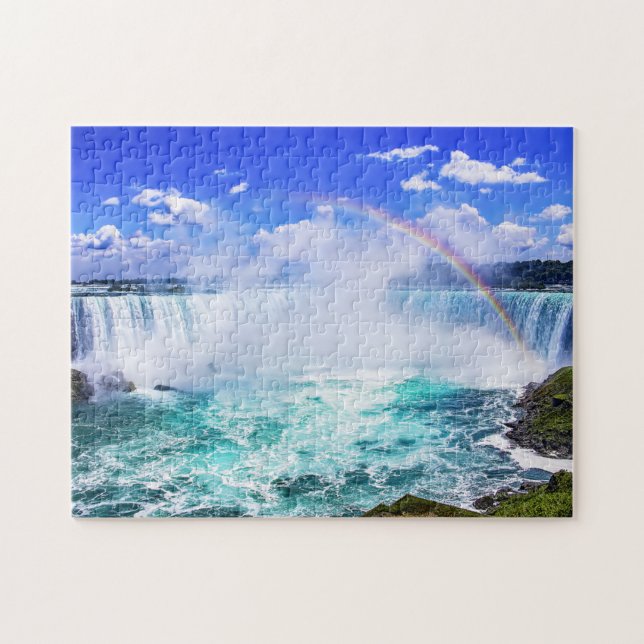 Puzzle Arcoíris de las cataratas del Niágara (Horizontal)