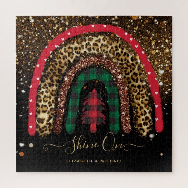 Puzzle Arcoiris de Navidades JIGSAW de 676 piezas persona (Vertical)