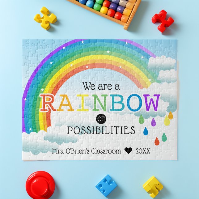 Puzzle Arcoiris De Posibilidades (Rainbow Of Possibilities Jigsaw Puzzle)