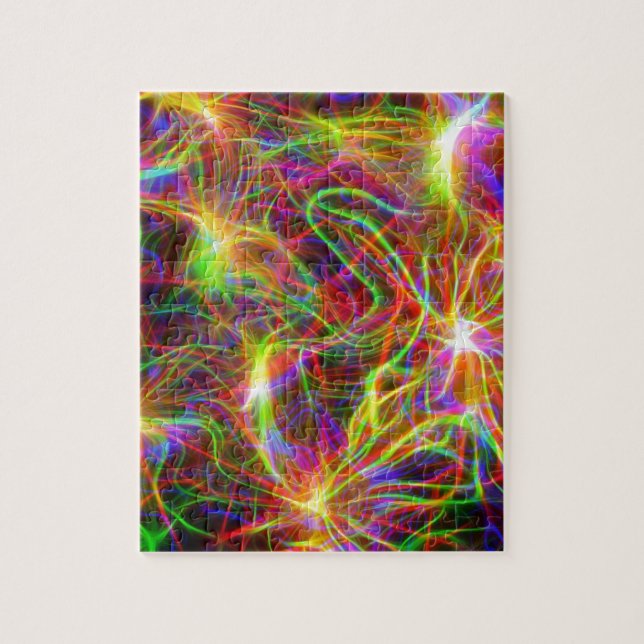 Puzzle Arcoiris eléctrico (Vertical)