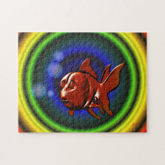 Puzzle Arcoiris Hues Resumen pez dorado