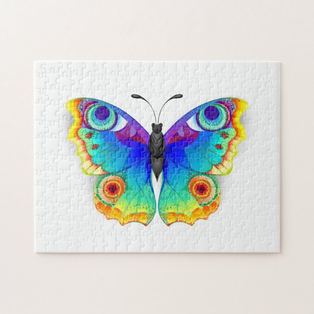 Puzzle Arcoiris mariposa Peacock Eye (Horizontal)