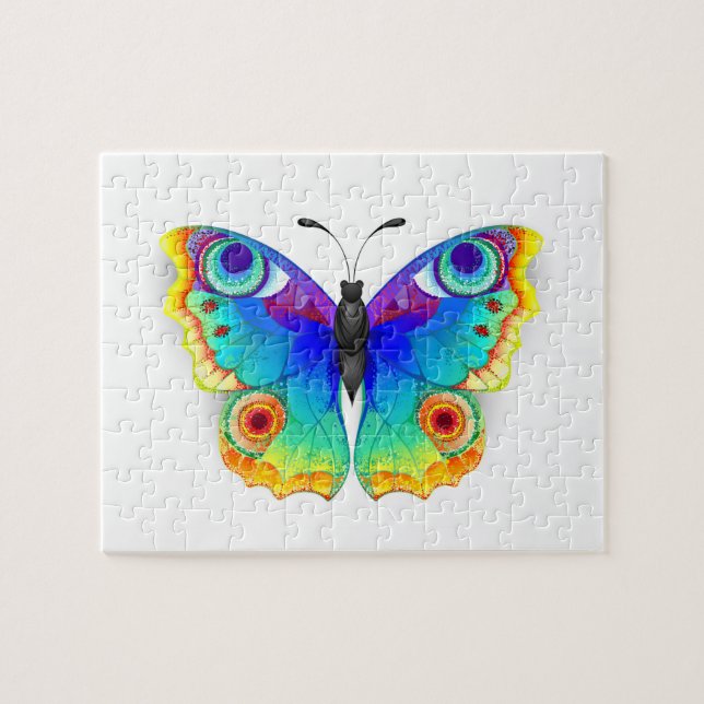 Puzzle Arcoiris mariposa Peacock Eye (Horizontal)