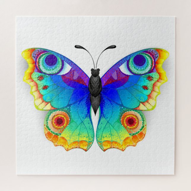 Puzzle Arcoiris mariposa Peacock Eye (Horizontal)