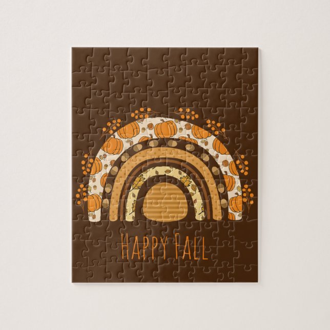 Puzzle Arcoiris otoño/otoño (Vertical)
