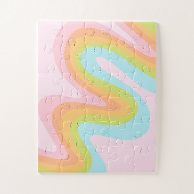 Puzzle Arcoiris pastel (Vertical)