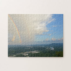 Puzzle Arcoiris sobre Chattanooga, Tennessee - 11x14 pulg