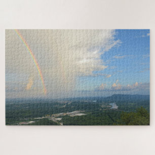 Puzzle Arcoiris sobre Chattanooga, Tennessee - 20x30 pulg