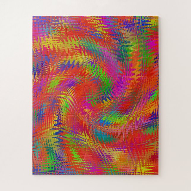 Puzzle Arcoiris tejido (Vertical)