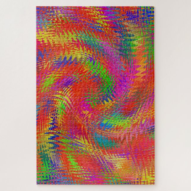 Puzzle Arcoiris tejido (Vertical)