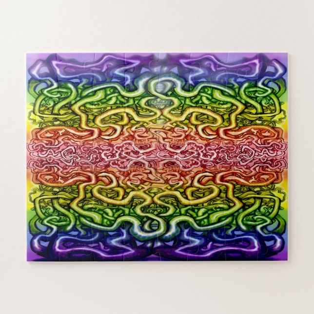 Puzzle Arcoiris torcido (Horizontal)
