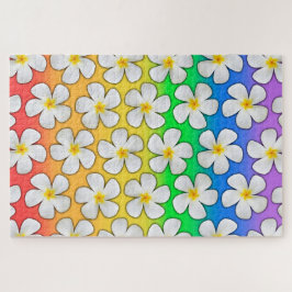 Puzzle Arcoiris y Plumeria, 1014 piezas,