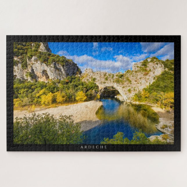 Puzzle ARDECHE - Arche naturelle de Vallon-Pont-d'Arc (Horizontal)