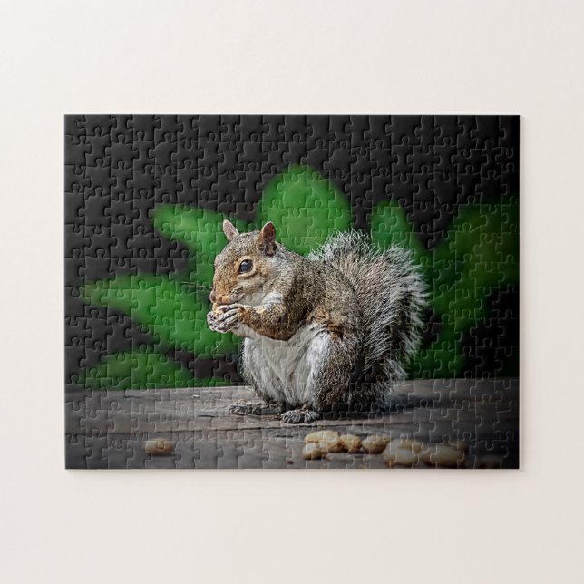Puzzle Ardilla con cacahuetes (Horizontal)