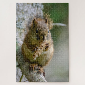 Puzzle Ardilla curiosa – Naturaleza de cerca