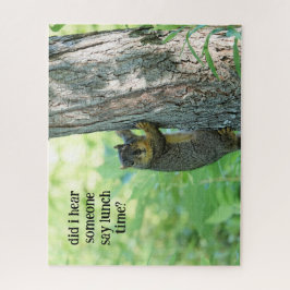 Puzzle Ardilla de almuerzo, amante de la naturaleza