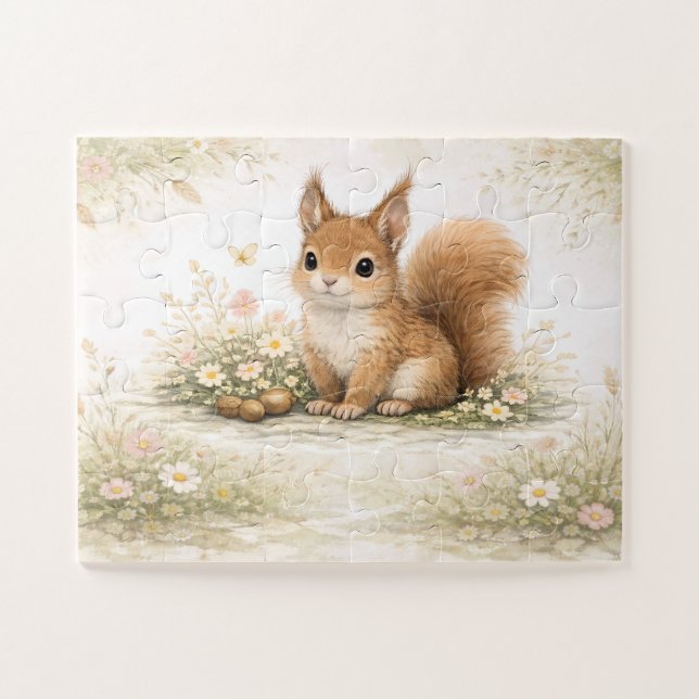 Puzzle Ardilla del bosque (Horizontal)