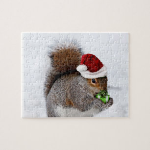 Puzzle Ardilla del navidad