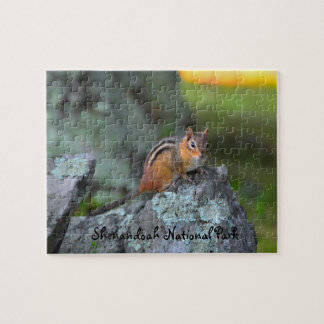 Puzzle Ardilla Llista Adorable, Parque Nacional Shenandoa
